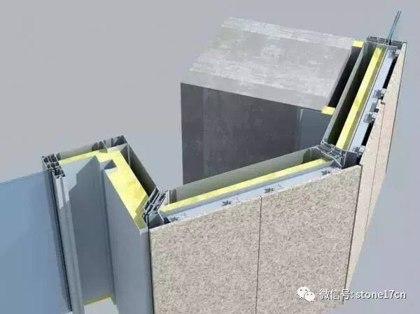 10公分超厚石材幕墙的设计安装(附图纸、节点、现场施工步骤)